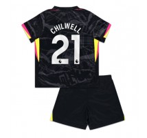 Chelsea Ben Chilwell #21 Koszulka Trzecia dzieci 2024-25 Krótki Rękaw (+ krótkie spodenki)